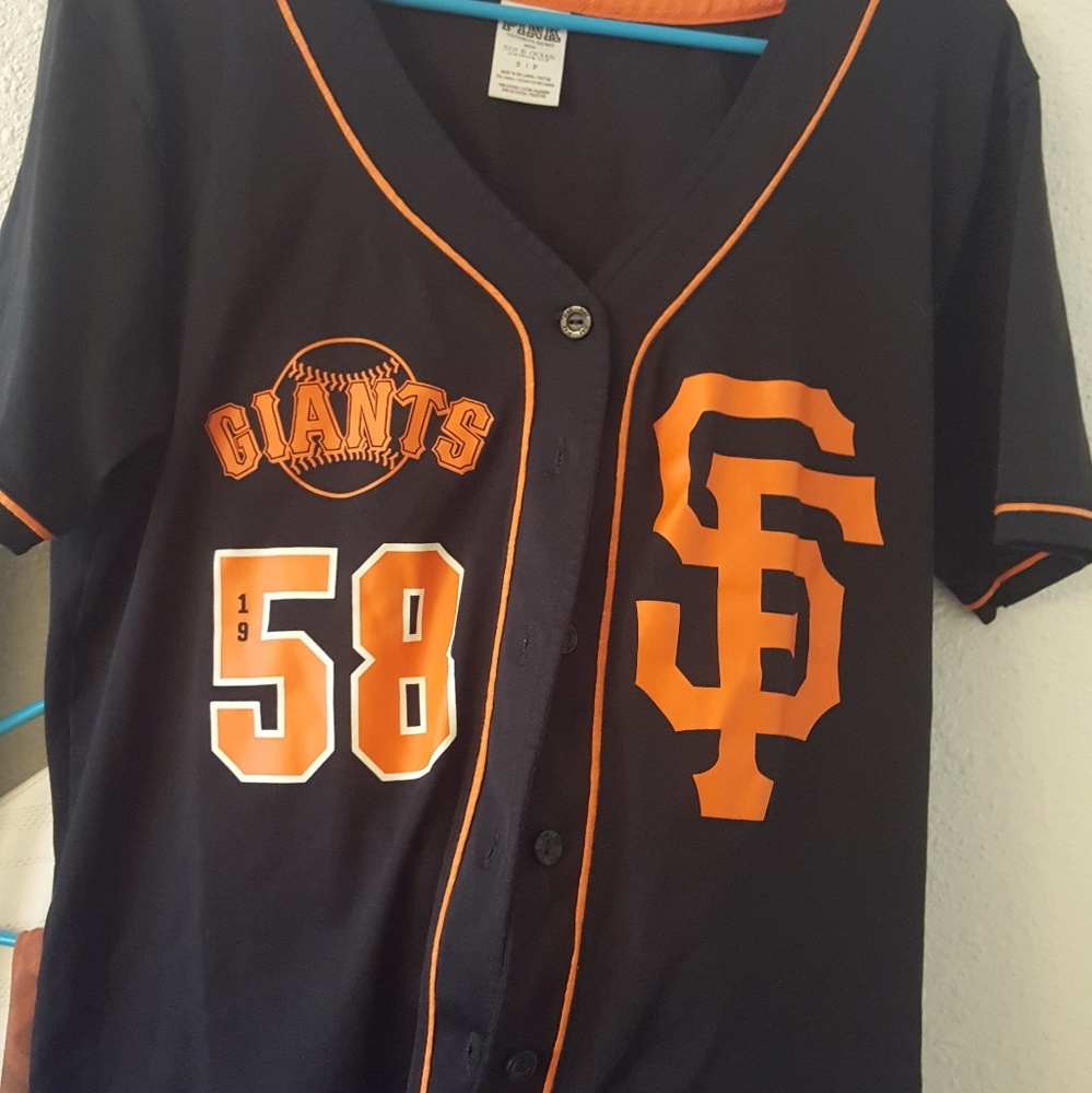 Pink sf giants exclusive MLB collection jersey